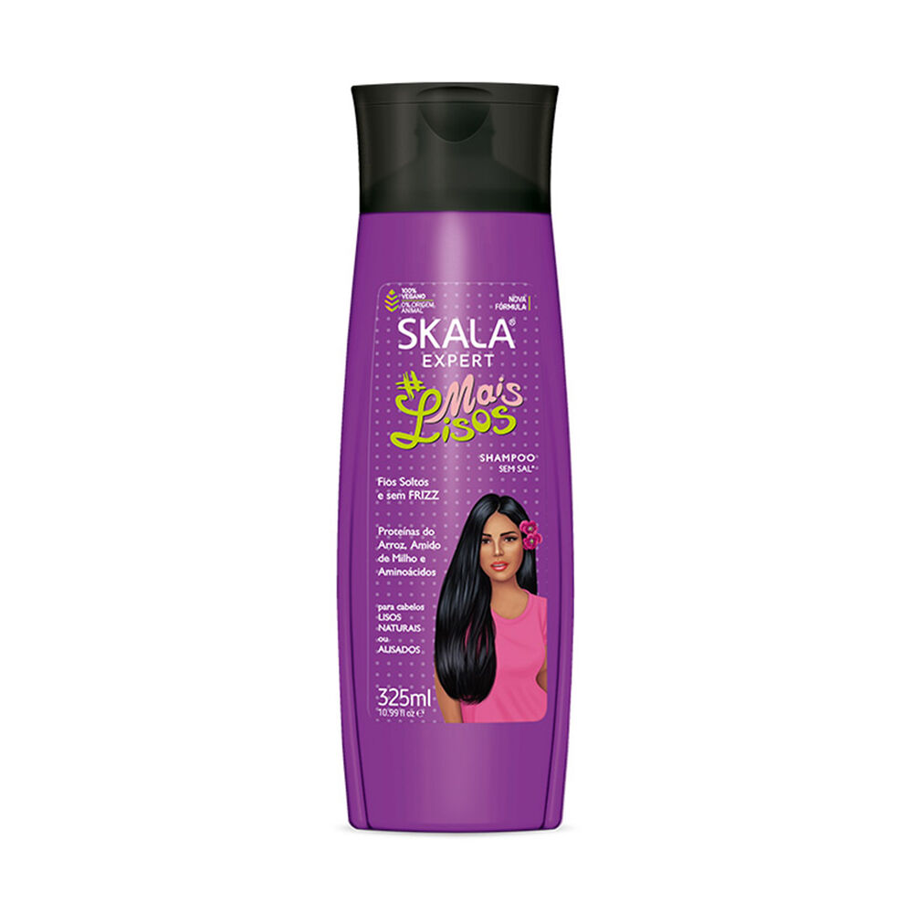Shampoo Cabello Lisos Elimina El Frizz Sin Sal Skala 325 Ml image number 0.0