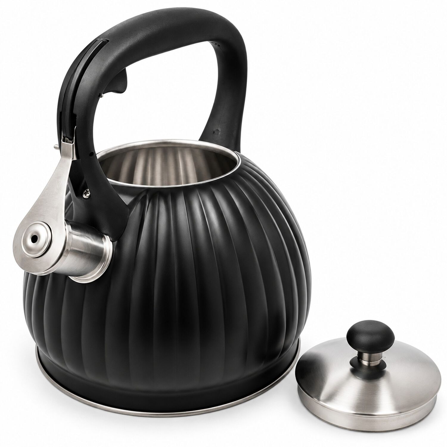 Tetera De Acero Inoxidable Kw 3 Lt Black (for All Kitchens) image number 4.0