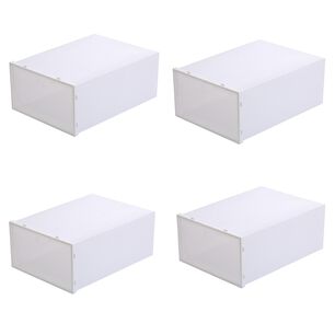 Set 4 Cajas Organizadoras De Zapatos