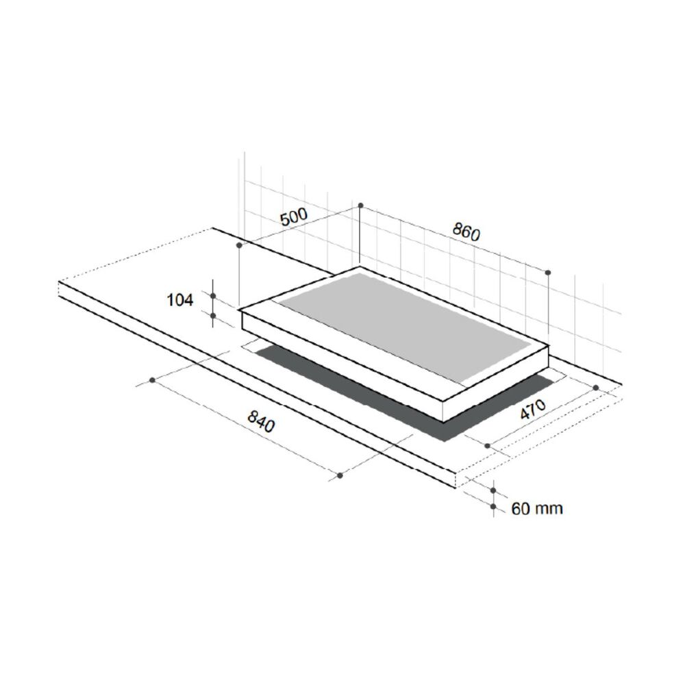 Encimera Gas Natural Fdv Design 90 image number 3.0