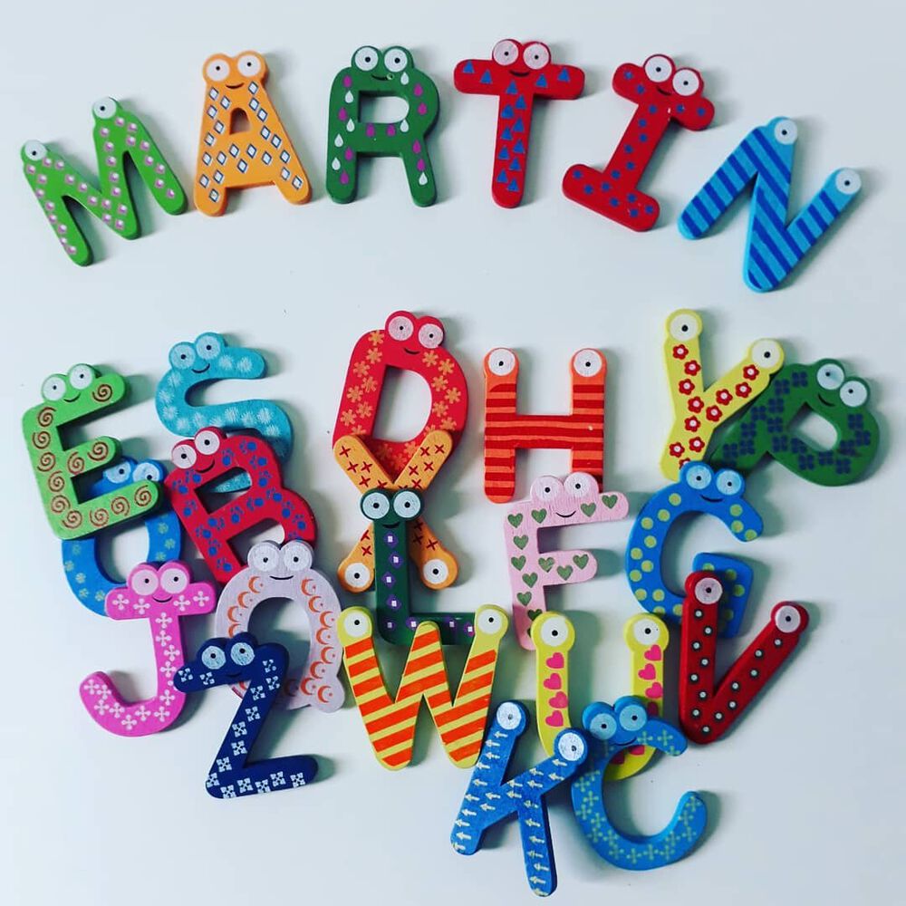 Letras Magneticas Del Abecedario En Madera image number 3.0