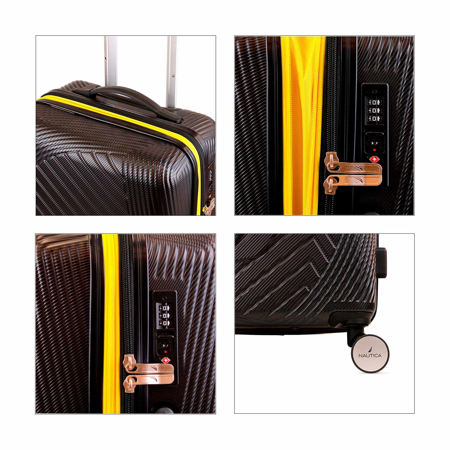 Pack 2 Maletas Nautica S+l Bahamas 10kg Y 23kg Negra image number 2.0