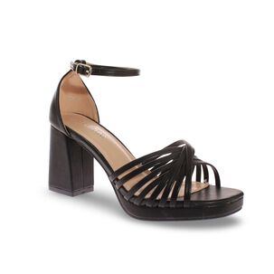 Sandalia Taco Negro V&iacute;a Franca Art. 5kd83black