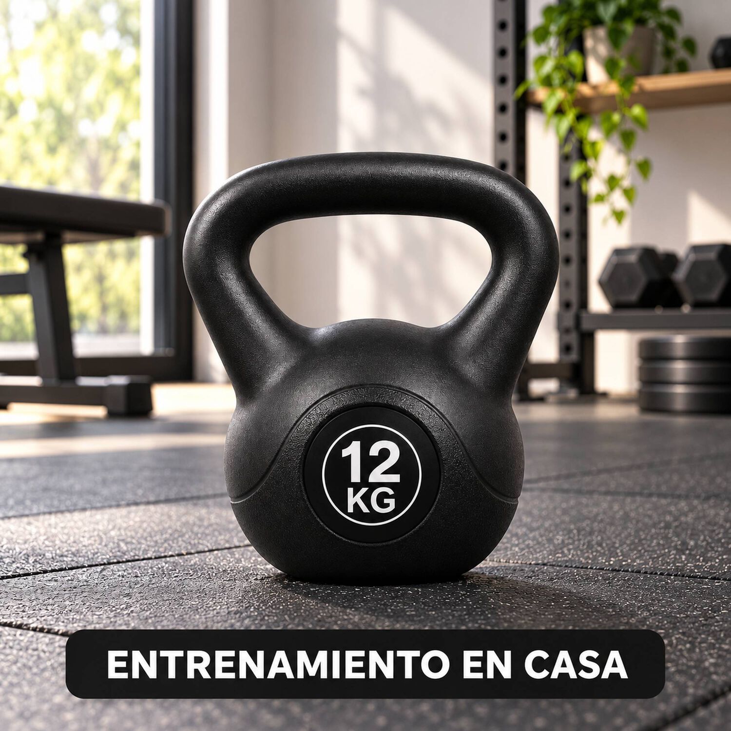 Pesa Rusa Kettlebell 12 Kg Fitness Crossfit Entrenamiento image number 3.0