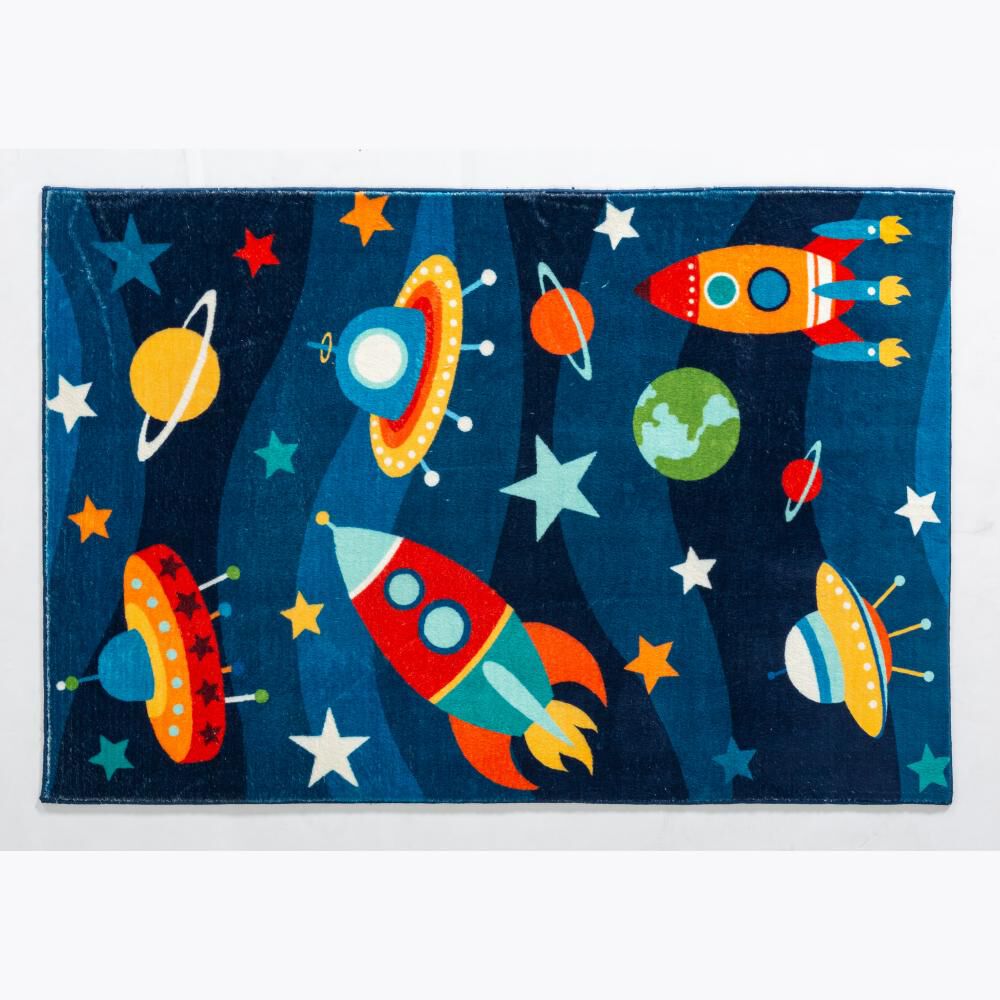 Alfombra Casaideal Kids Galaxy / 80 x 120 Cm image number 0.0