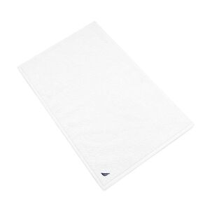 Toalla De Piso Nautica Home 100% Algod&oacute;n Logo Azul 46x76cm
