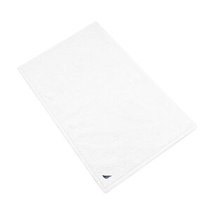 Toalla De Piso Nautica Home 100% Algod&oacute;n Logo Azul 46x76cm