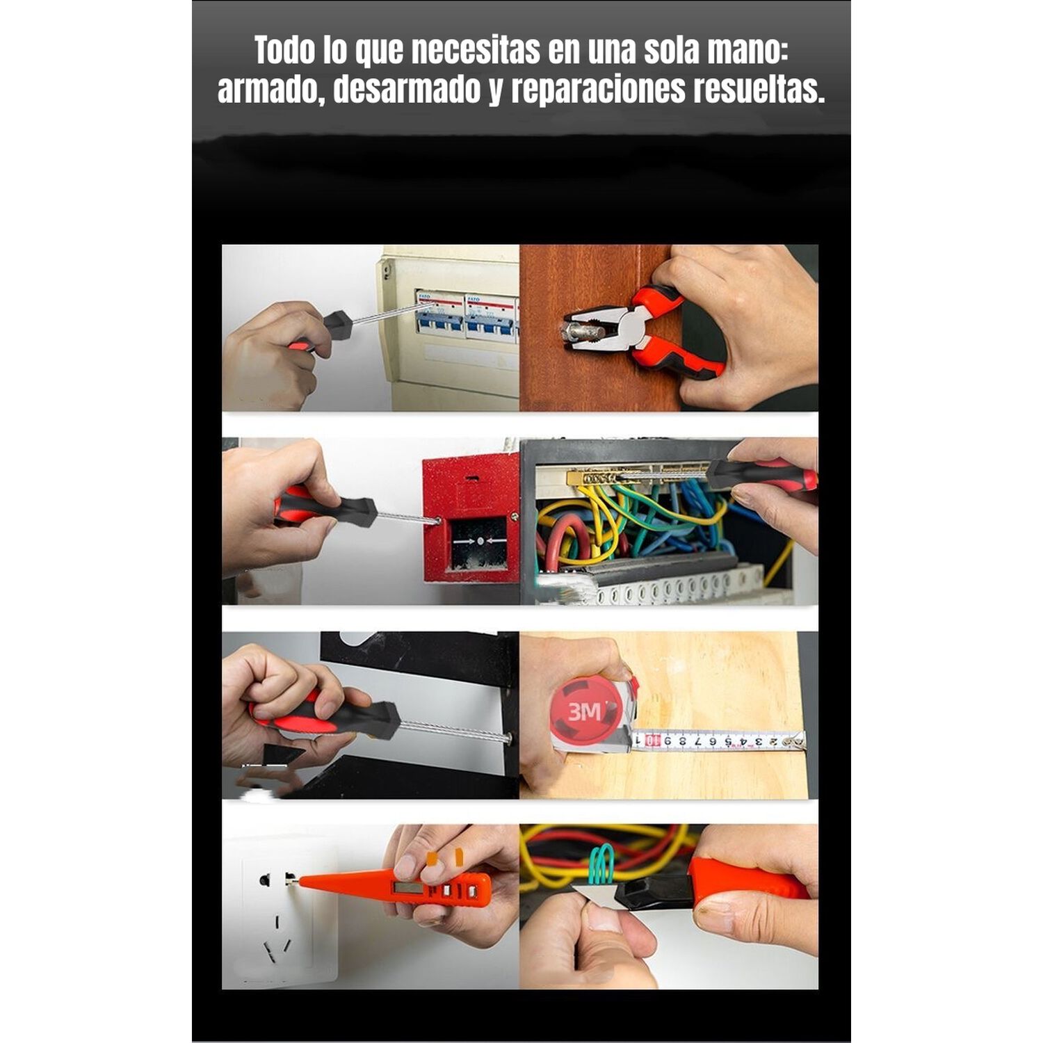 Set Herramientas 50 Piezas 18 Tipos Con Caja Fix Antule image number 2.0
