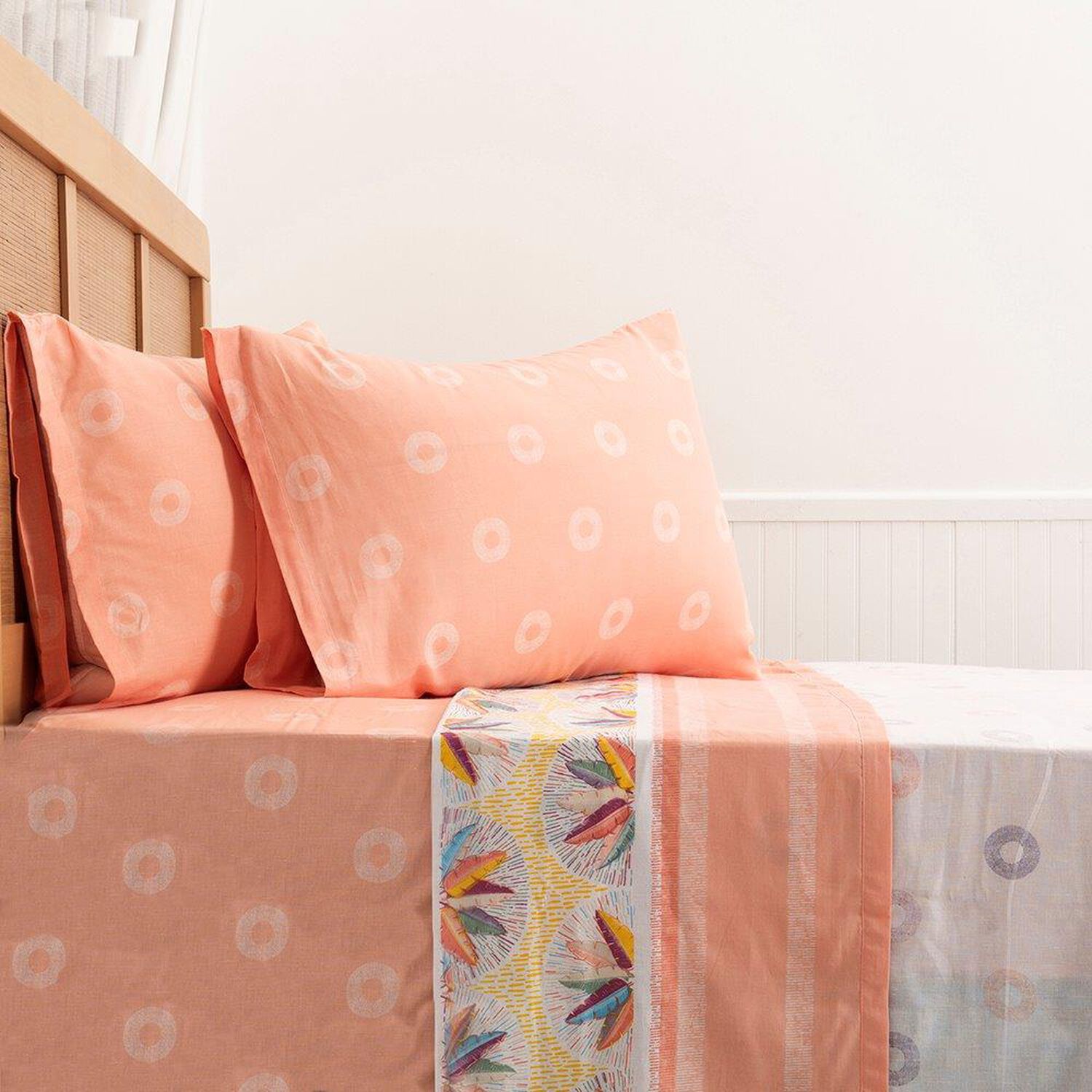 Sabana Estampadas 144 Hilos King Gorrion image number 2.0