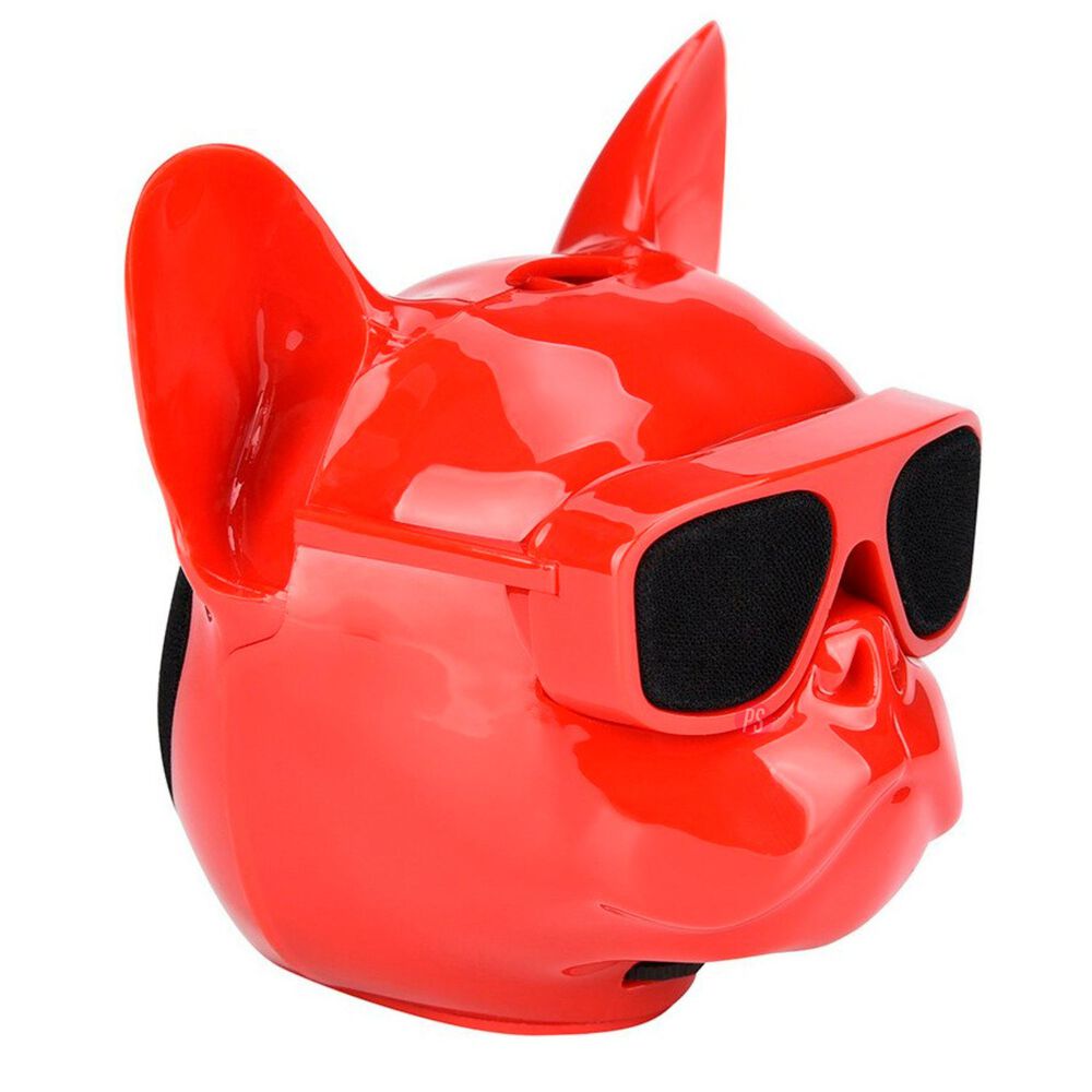 Parlante Bulldog Francés Bluetooth 10w Rojo - Ps image number 1.0
