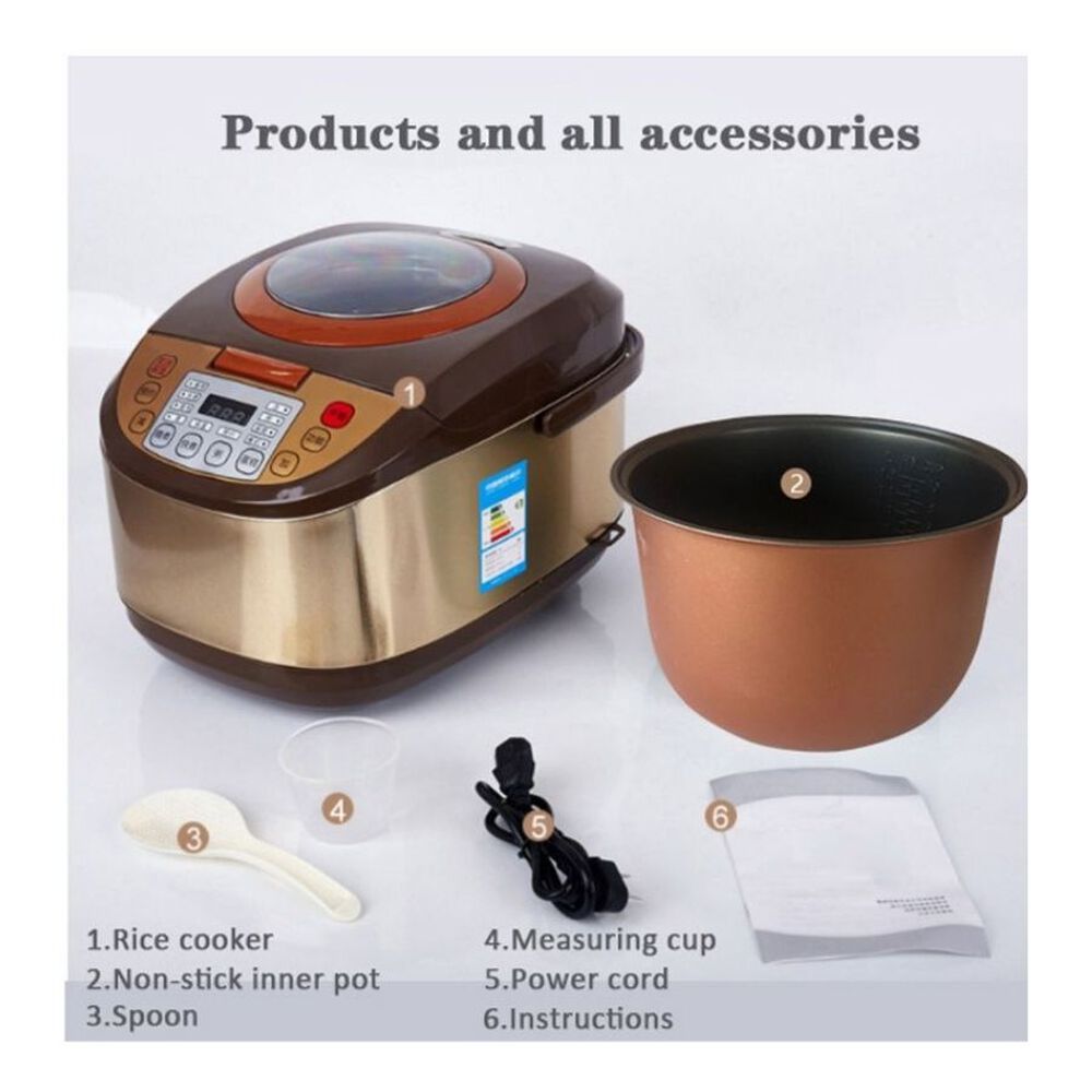 Olla Arrocera Multifuncional Rice Cooker 5l image number 1.0