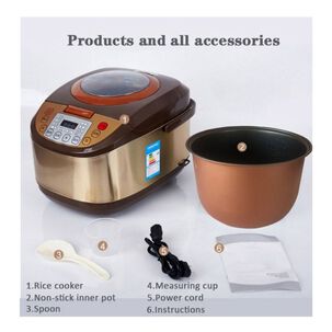 Olla Arrocera Multifuncional Rice Cooker 5l