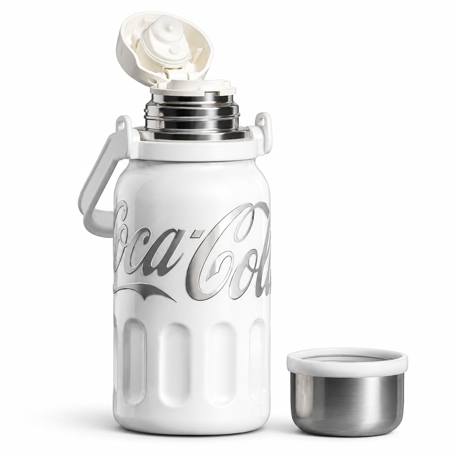 Termo Germ De Acero Inoxidable Coca-cola 1.2l White Edition image number 1.0