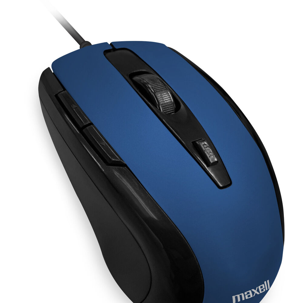 Mouse Óptico Maxell 5 Botones Mowr-105 Azul image number 1.0