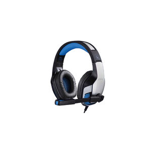 Aud&iacute;fonos Platinum Gamer Conector 3,5mm Y Usb Led Azul - Ps