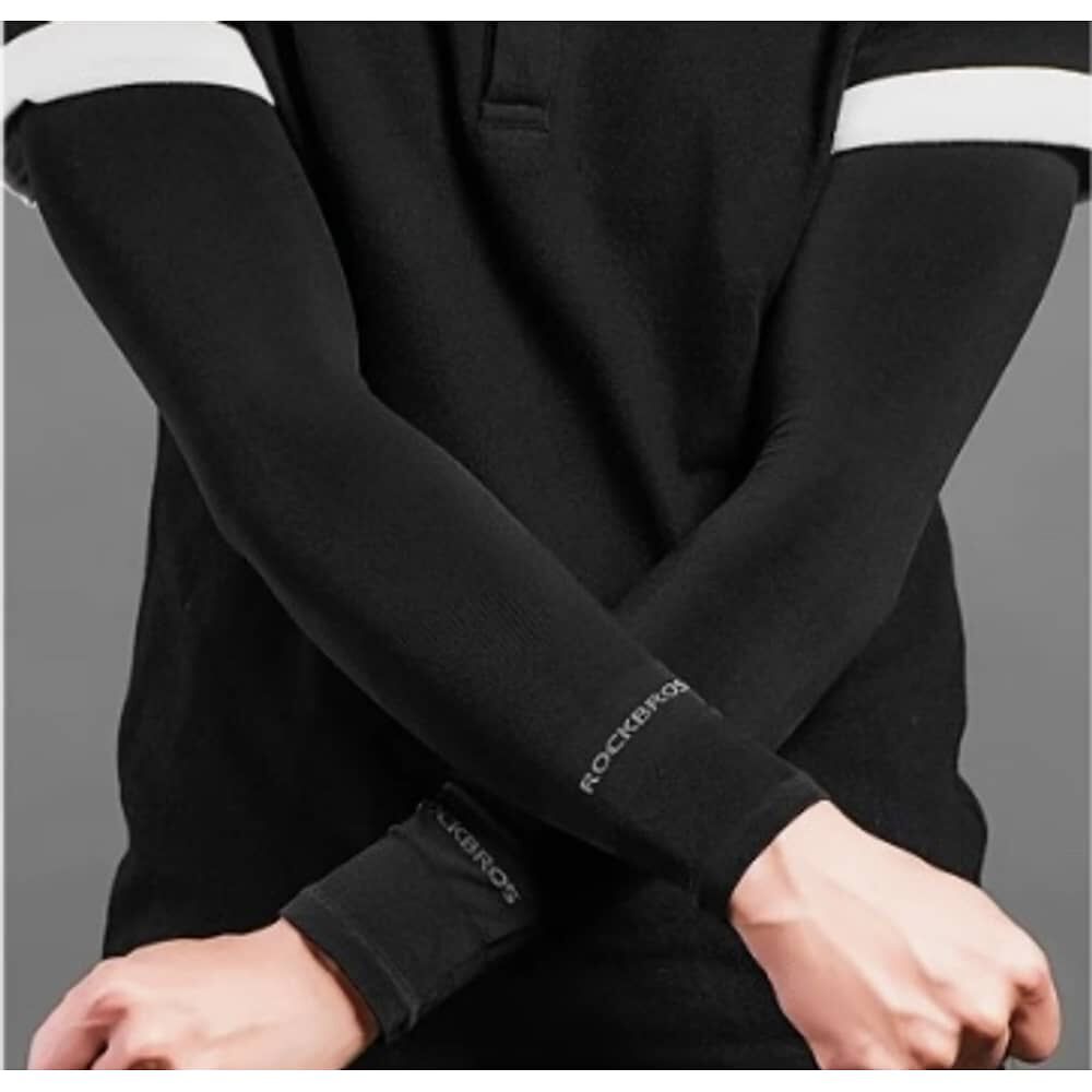 Par Mangas Uv Solar Deportivas Ciclismo Rockbros El&aacute;stico image number 1.0