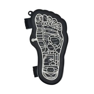 Electro Masajeador Pies Plantas 29cm Estimulador Negro
