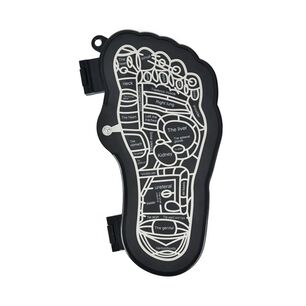 Electro Masajeador Pies Plantas 29cm Estimulador Negro