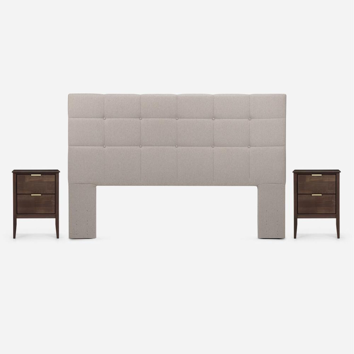 Set De Maderas Rosen Issey Niebla / King image number 2.0