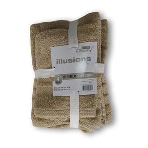 Juego De Toallas Illusions 4 Piezas