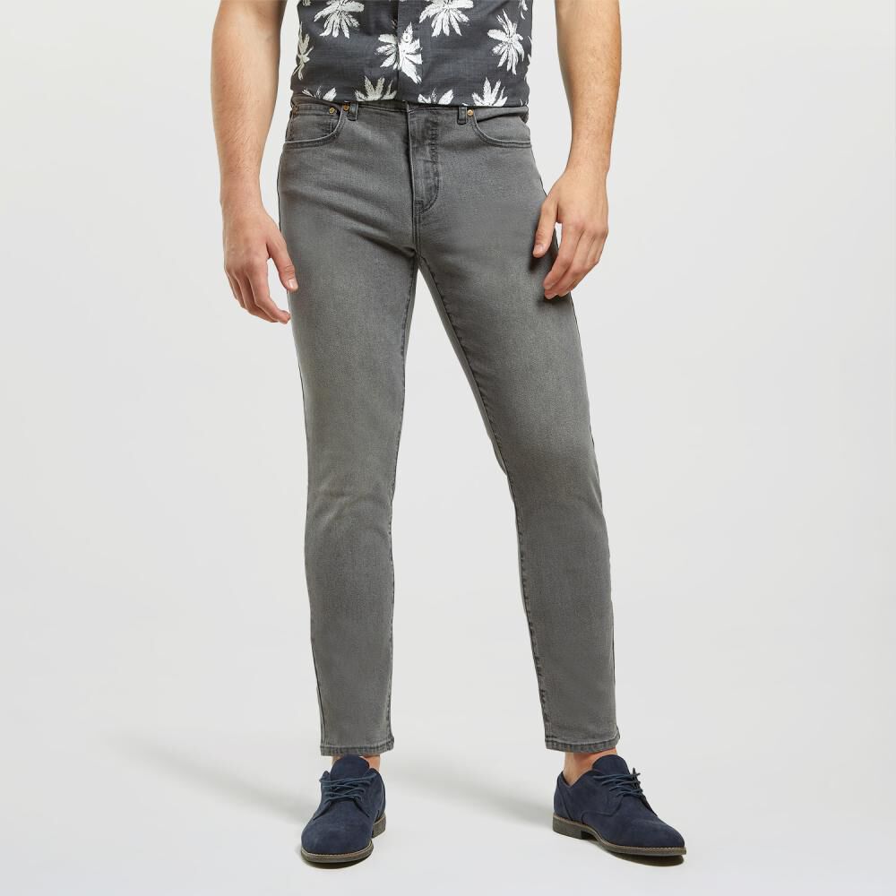 Jeans Regular Tiro Medio Slim Hombre Peroe image number 0.0