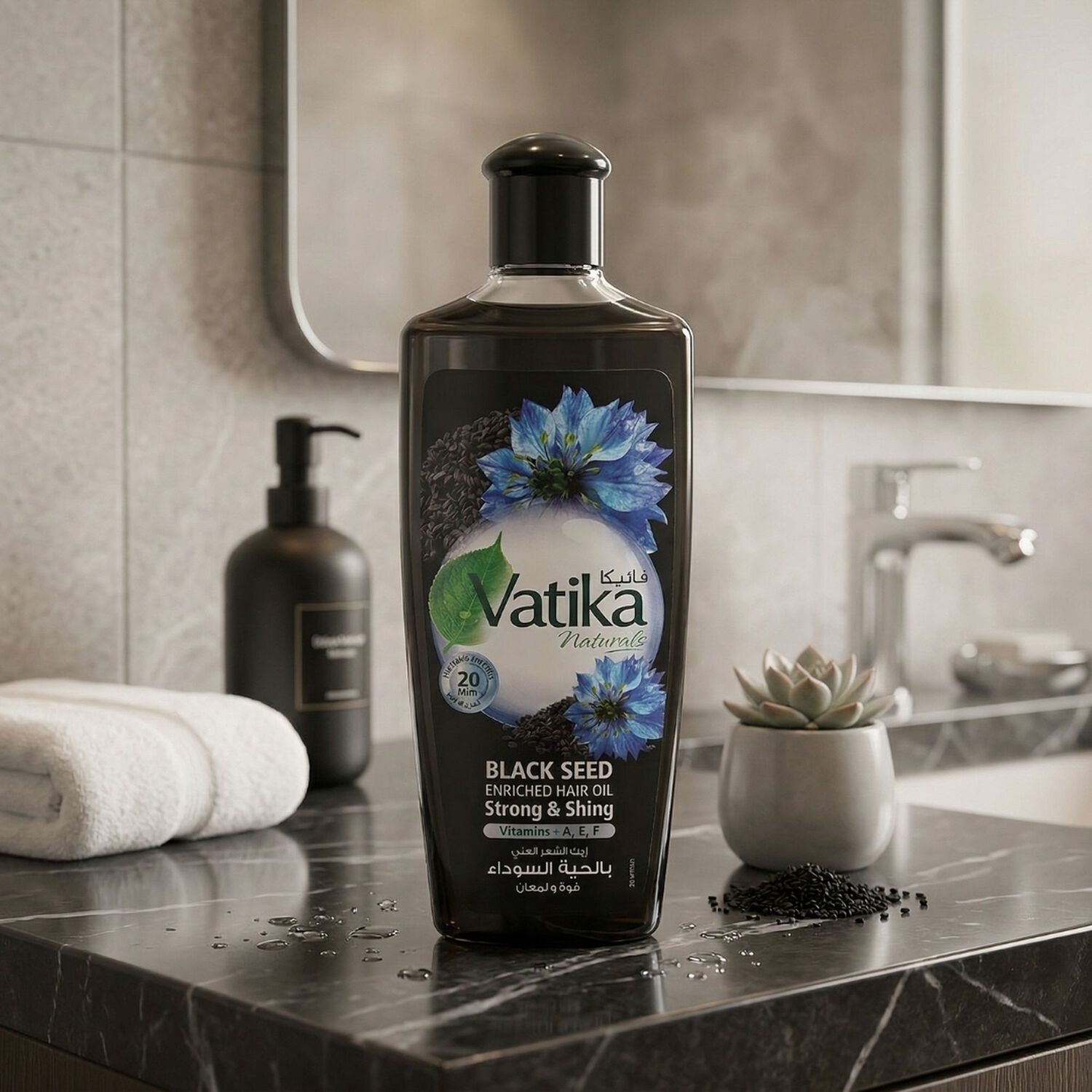 Vatika Aceite Capilar Semilla Negra 300 Ml image number 2.0