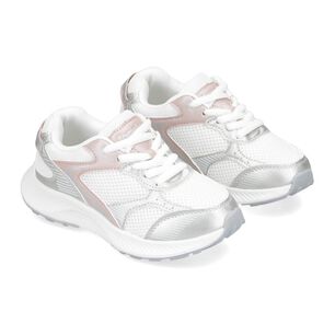 Zapatilla Infantil Ni&ntilde;a Topsis White
