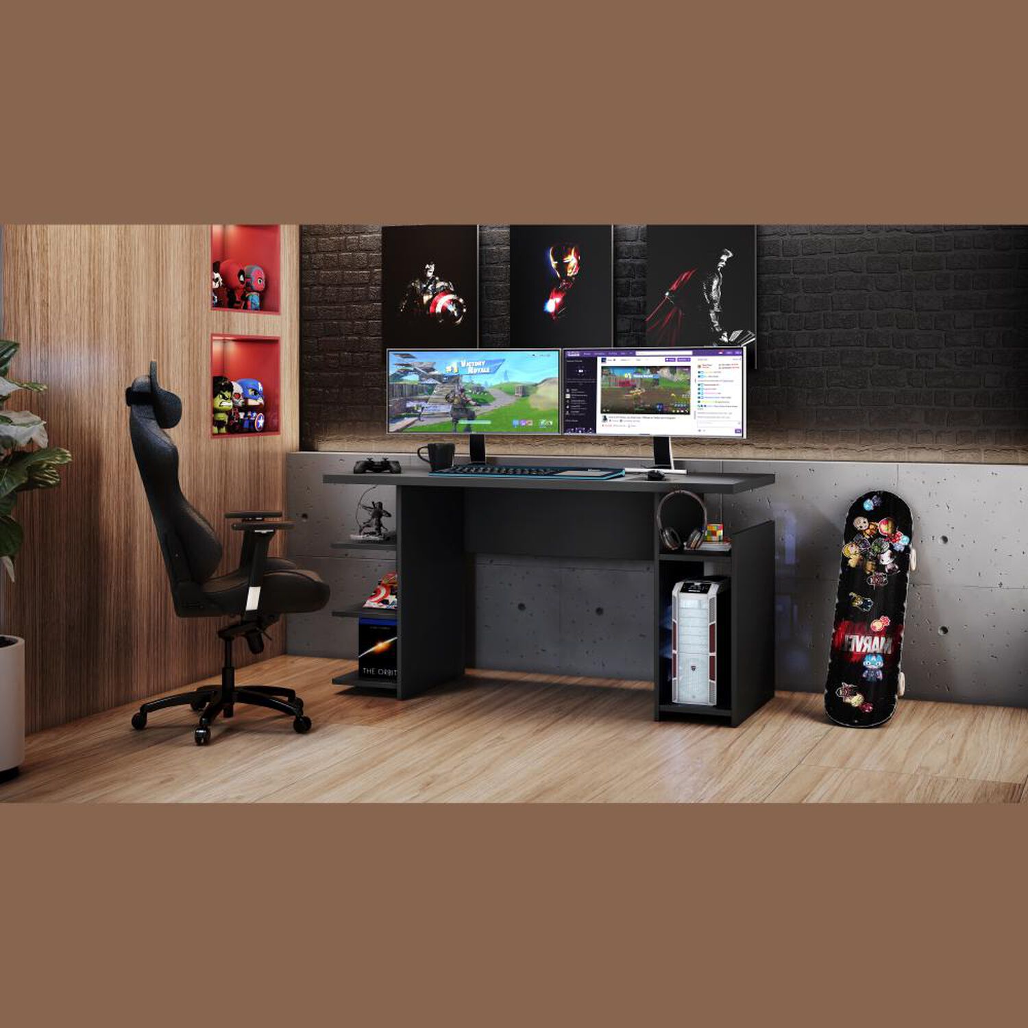 Escritorio Gamer Home Mobili Moderno Zelda image number 5.0