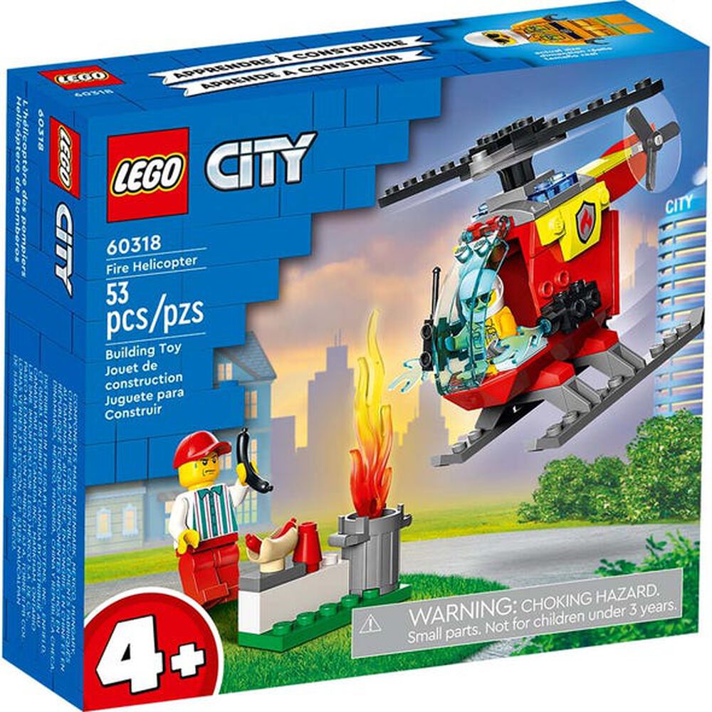 Lego City Helicoptero De Bomberos Lego 60318- Crazygames image number 1.0