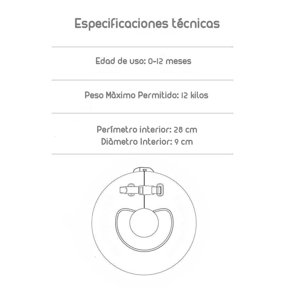 Flotador De Cuello Para Beb&eacute; Verde By Lubabycas image number 4.0