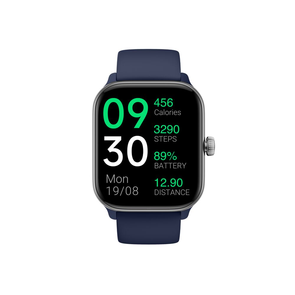 Pack Smartwatch Blue Rhythm + Audífonos Black Wavepro image number 1.0