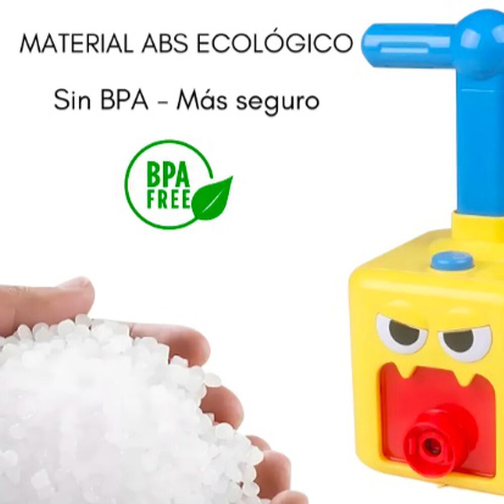 Bomb&iacute;n Lanzador De Auto Inflador Globo Sin Bpa Para Ni&ntilde;o image number 3.0