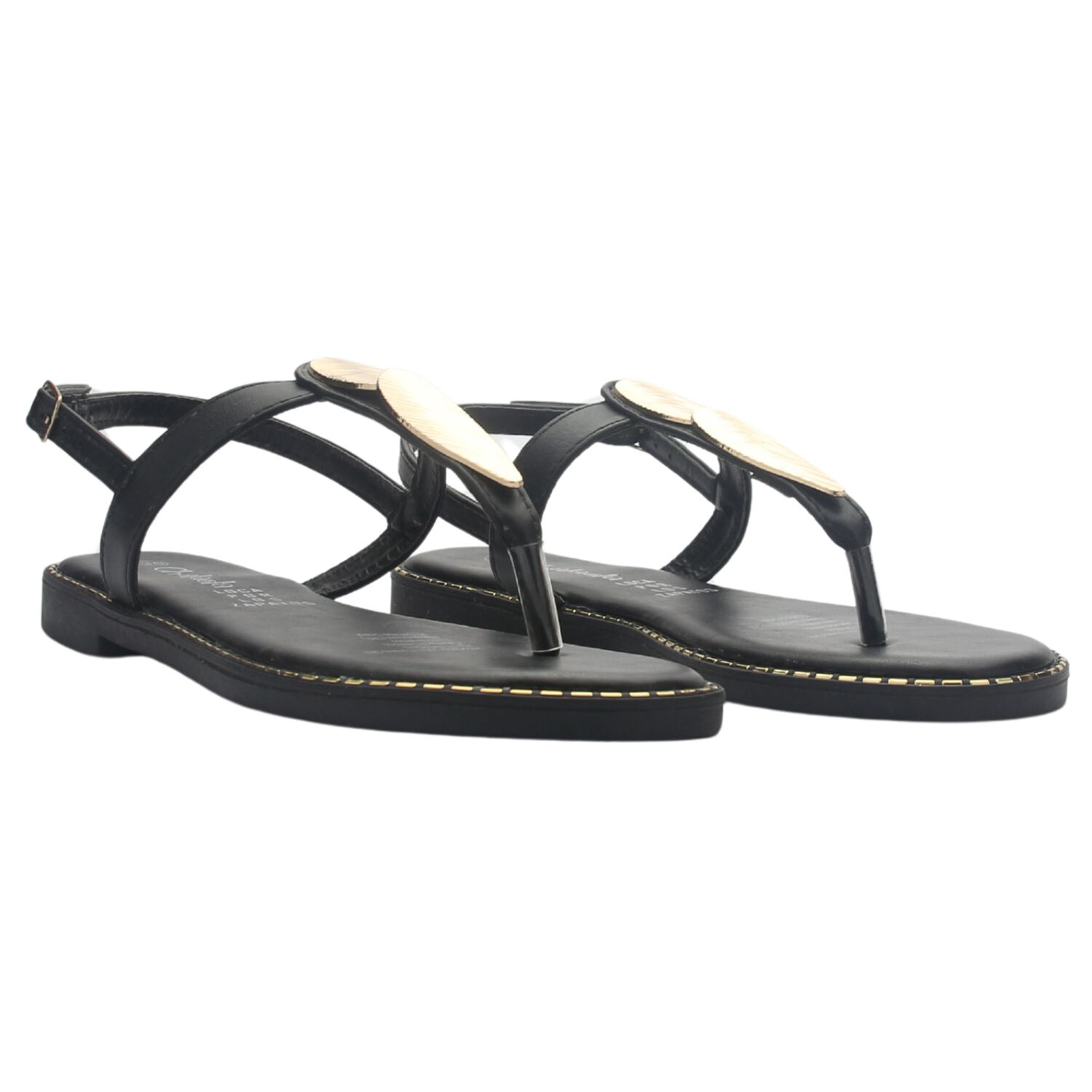 Sandalia Mujer Casual Negro Chalada Buckel-4 image number 4.0
