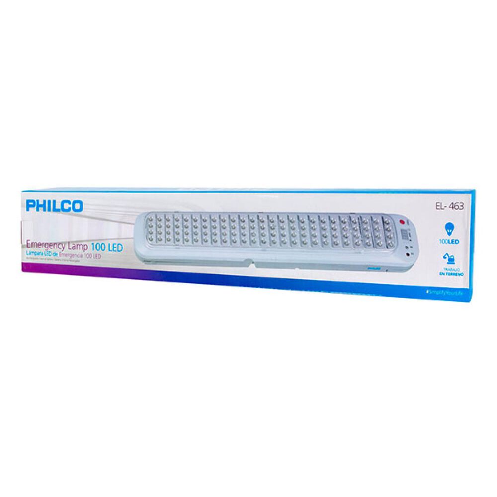 Lampara De Emergencia 100 Led Ip20 Blanco El-463 image number 2.0
