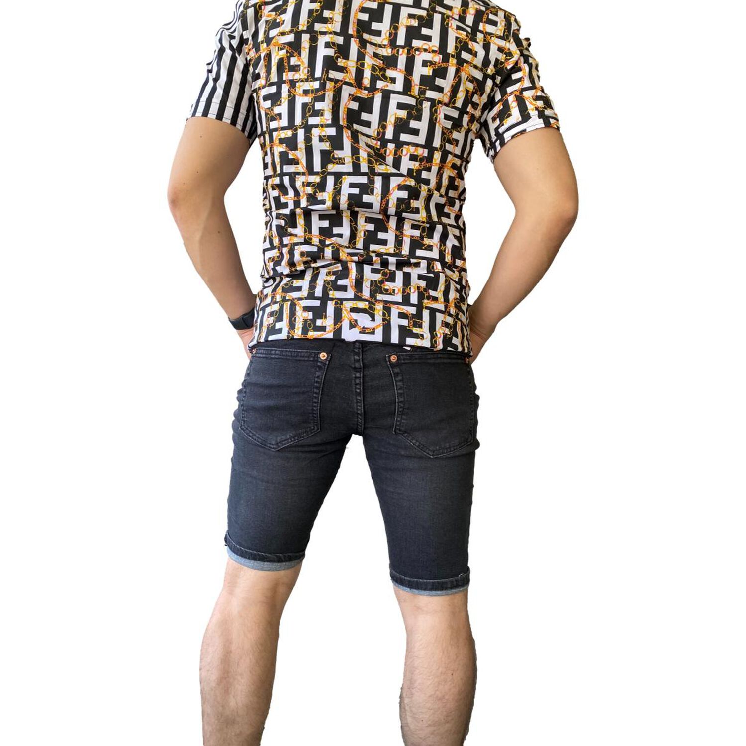 Short S&uacute;per Slim Fit Gris image number 2.0