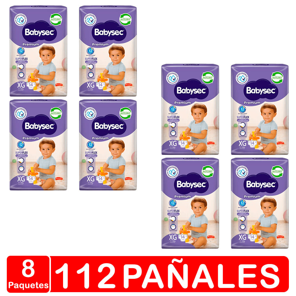 Pañales Babysec - Premium - Talla Xg 112 Pañales image number 0.0