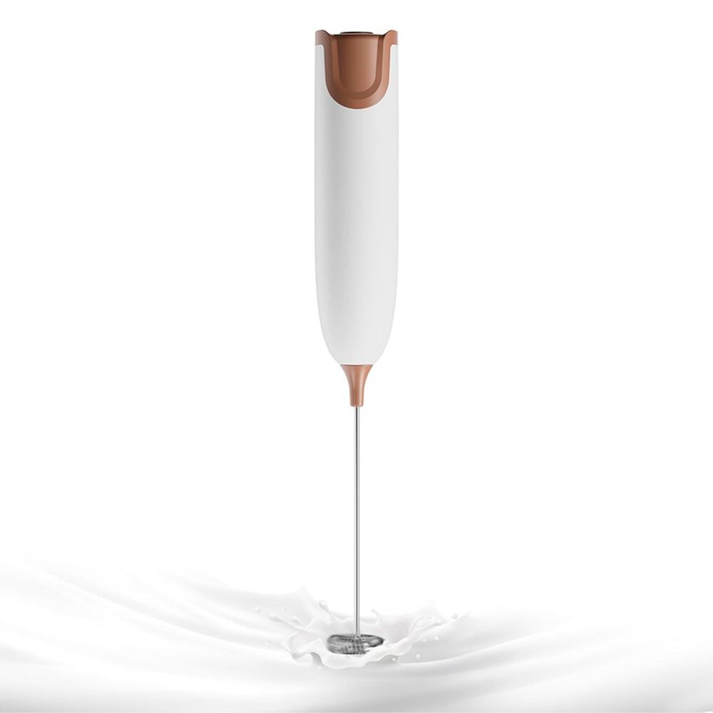 Batidora De Mano Espumador De Leche Portátil De Acero Inoxidable image number 1.0