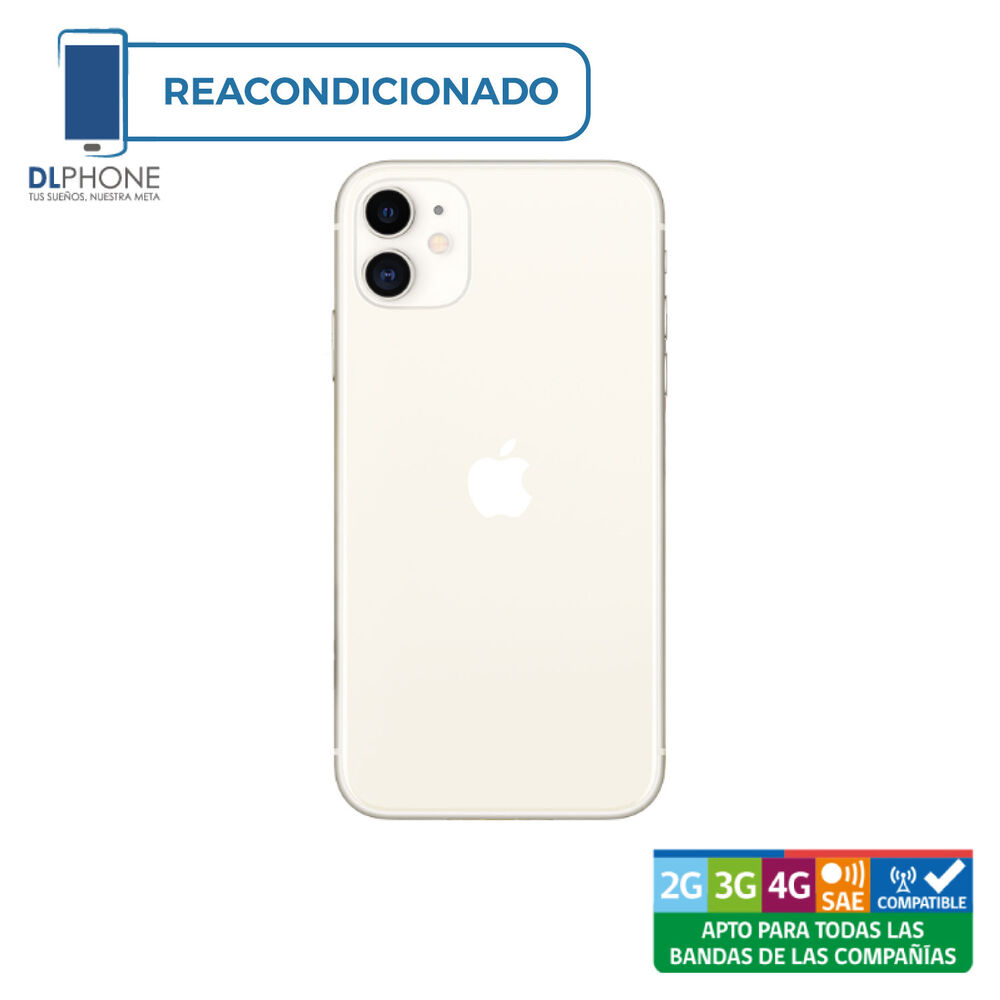 Iphone 11 128gb Blanco Reacondicionado image number 1.0