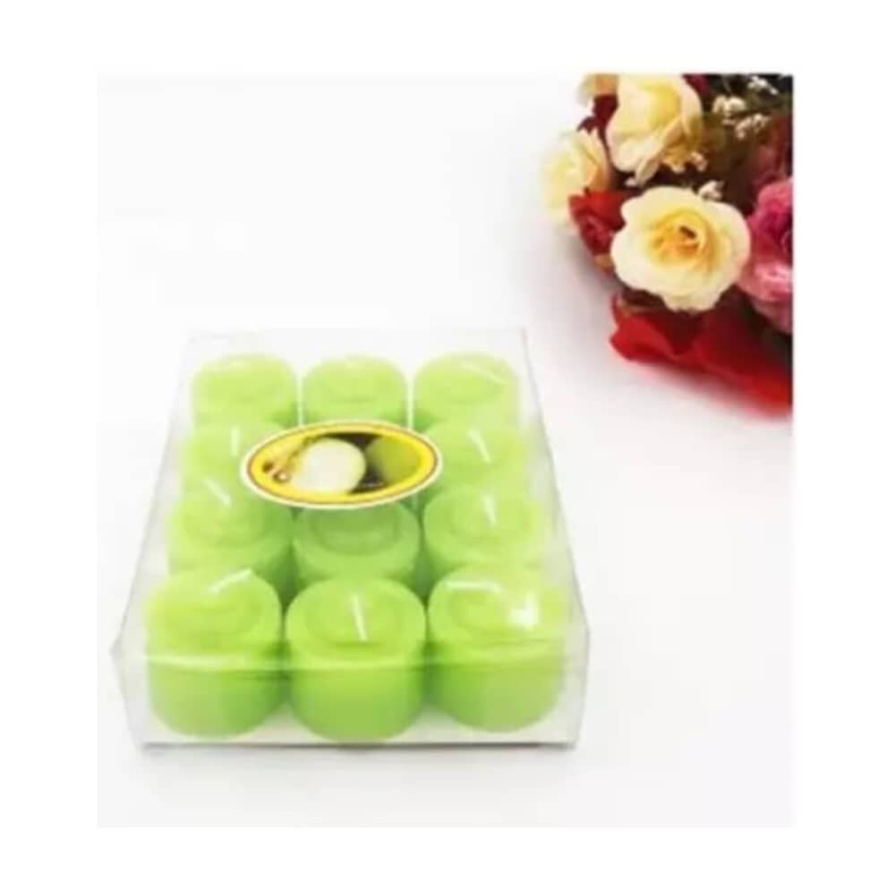 Set De 12 Velas Verdes image number 0.0