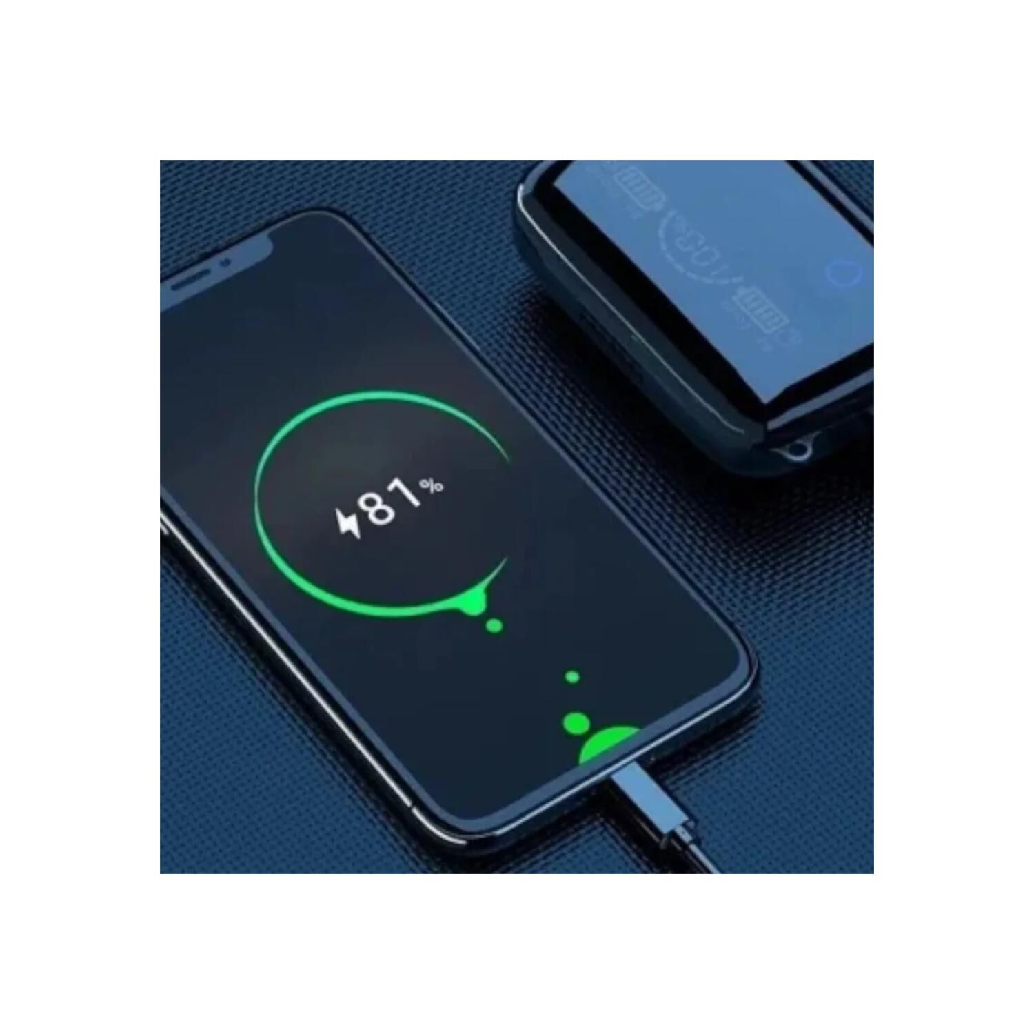 Audifonos Bluetooth Tws Recargables In Ear Manos Libres Negro image number 2.0