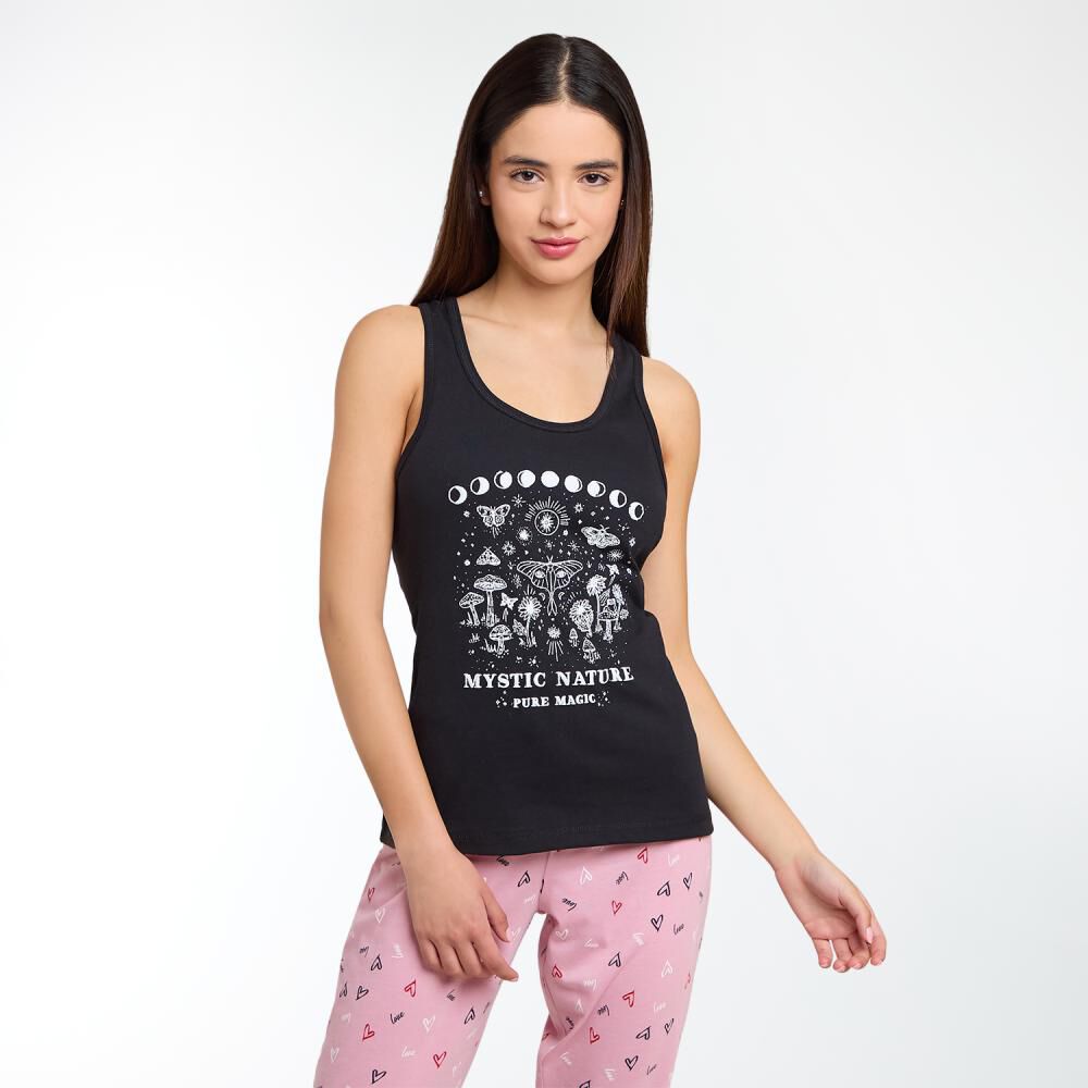 Polera De Pijama Sin Mangas Mujer Freedom image number 0.0