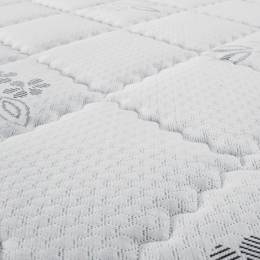 Cama Europea Celta Supreme / 2 Plazas / Base Dividida + Set De Maderas + Textil image number 3.0