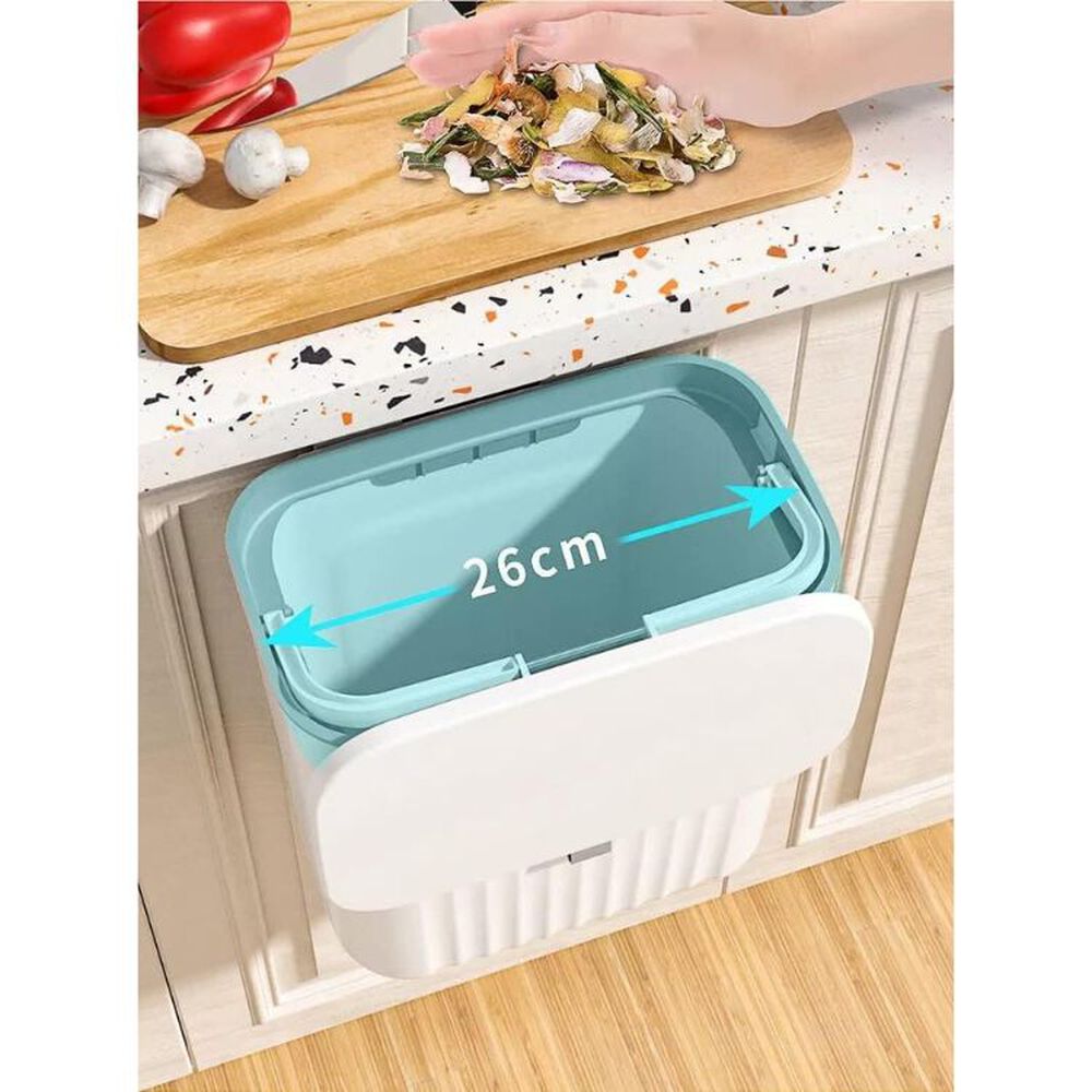 Papelera De Cocina Plástico 9 Litros Basurero Para Baño image number 1.0