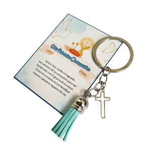 Primera Comunion 12 Llaveros + Tarjetas Recuerdos Encintados