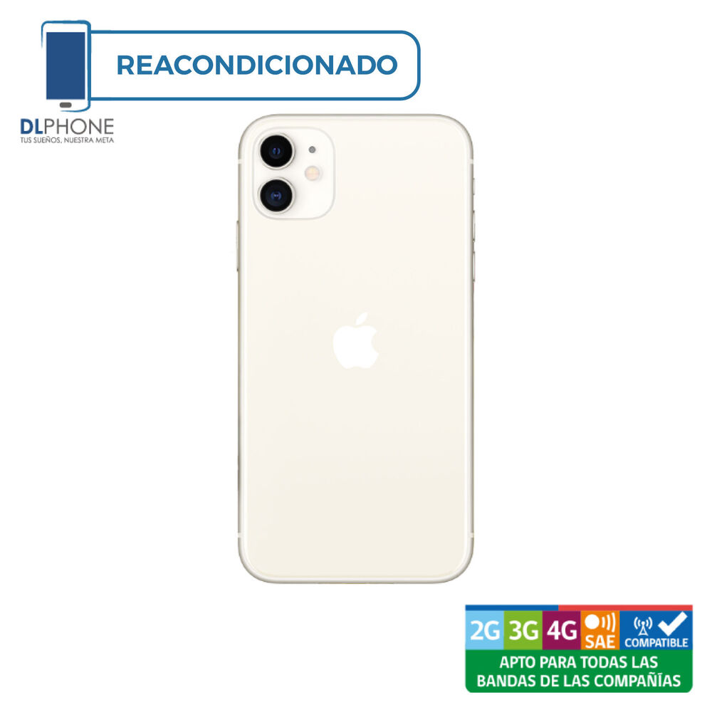  Iphone 11 64gb Blanco Reacondicionado image number 0.0