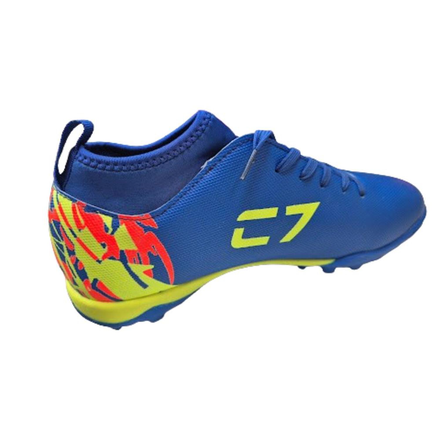 Zapatilla De Baby Ftbol Hombre Azul image number 1.0