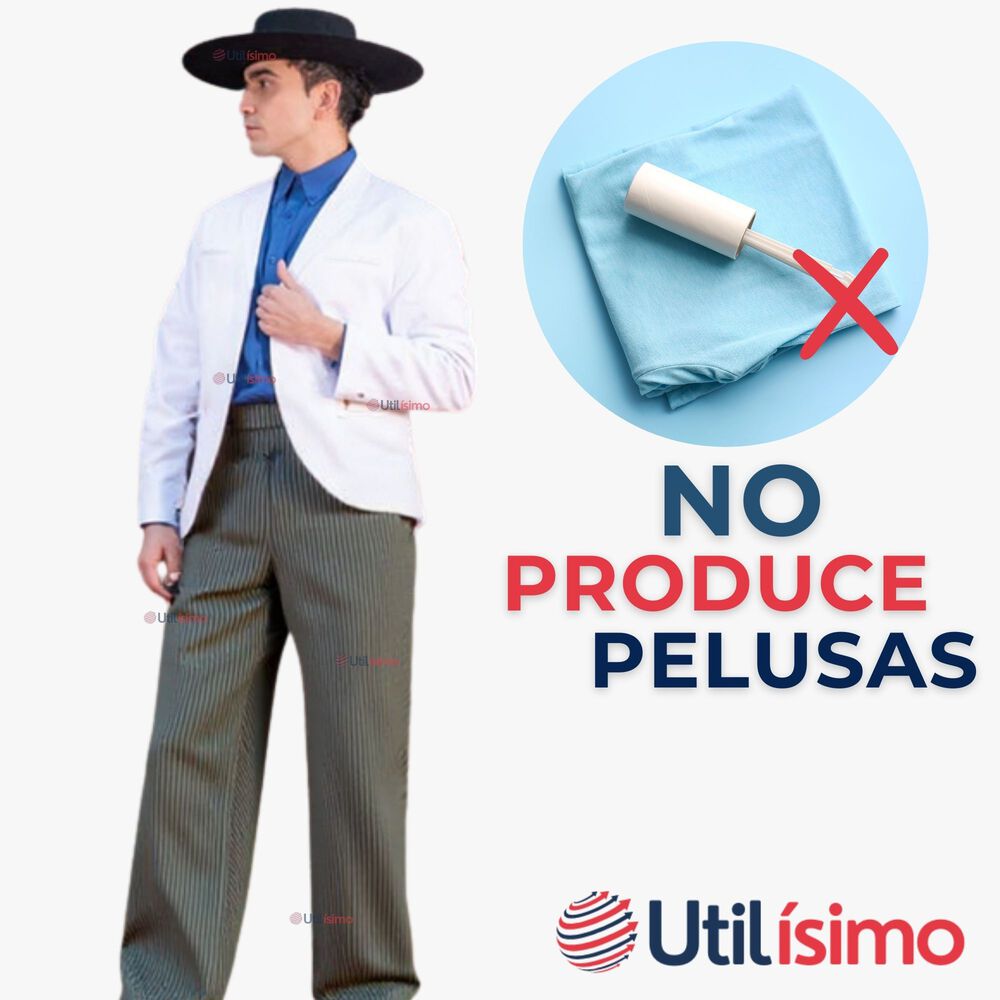 Pantal&oacute;n Huaso Juvenil Gris Con Rayas Fiestas Patrias image number 7.0