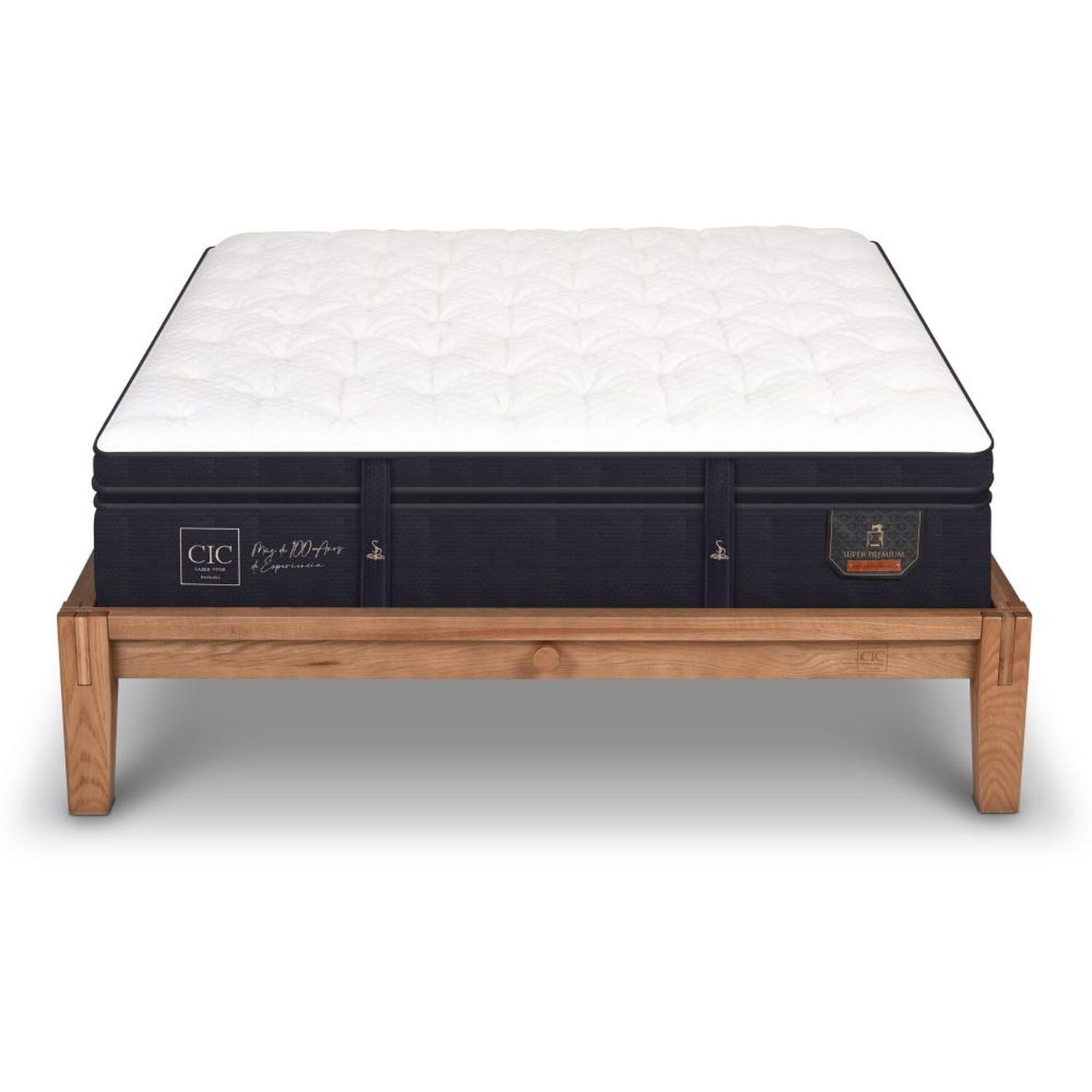 Cama Europea Cic Super Premium / 2 Plazas / Base Normal image number 0.0