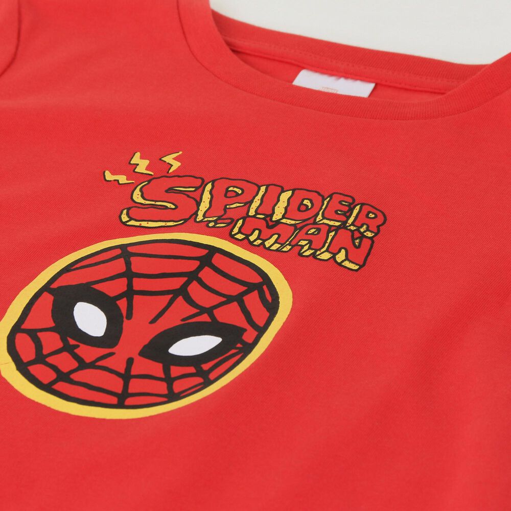 Conjunto Ni&ntilde;o Spiderman Face Rojo Marvel image number 2.0