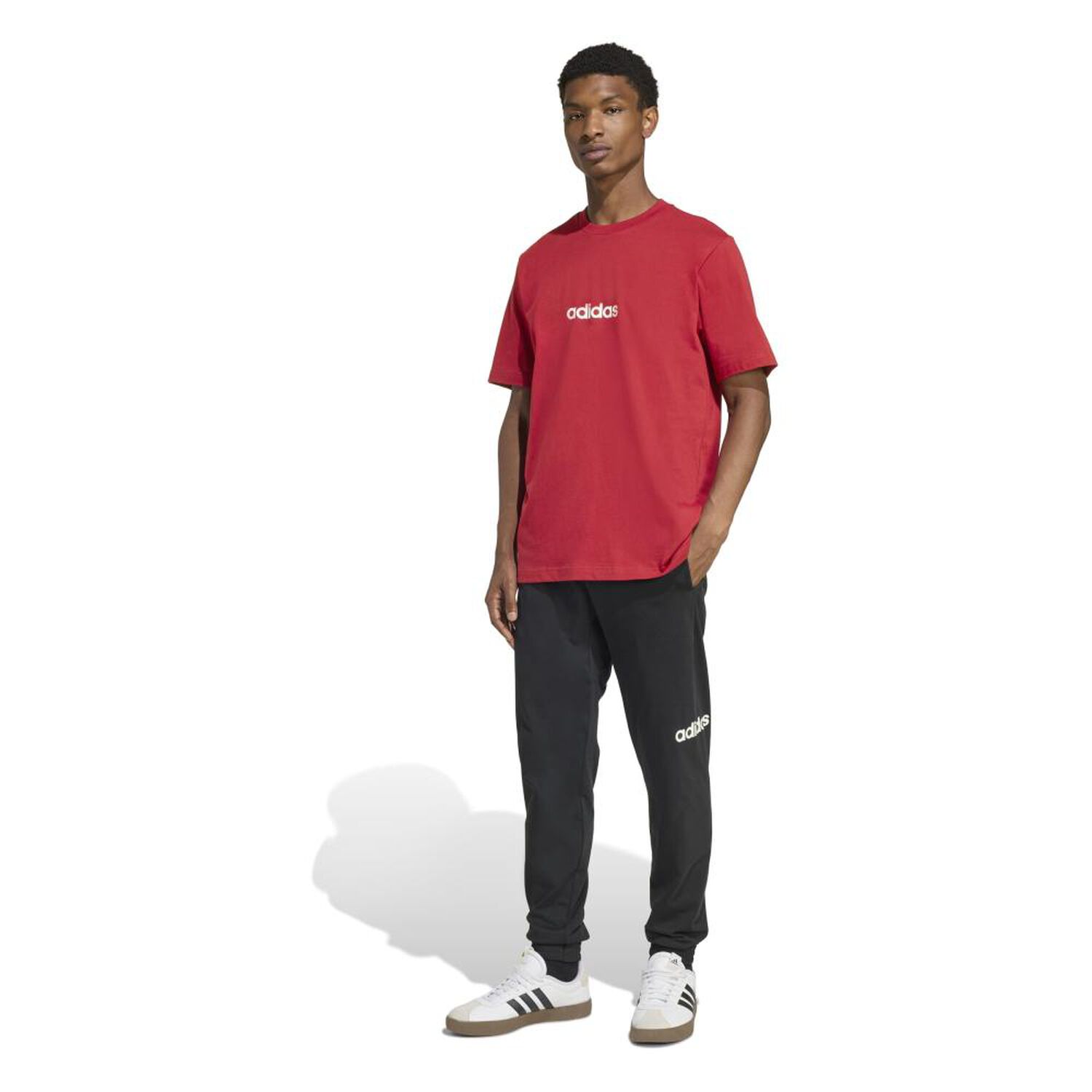 Camiseta Essentials Linear Single Jersey Adidas image number 1.0